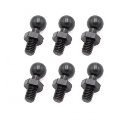 Hobbytech Over D10 lower shocks ball / upper front wheel hub (x6)