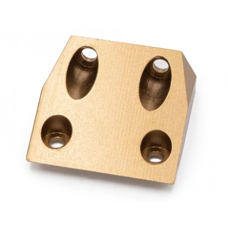 Hobbytech over D10 front bulkhead plate in alu