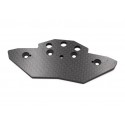 Hobbytech Over D10 front bumper lower carbon plate
