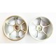 HPI 6 Spoke Wide Touring Car Wheels (31mm Chrome)