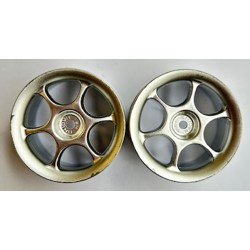 HPI 6 Spoke Wide Touring Car Wheels (31mm Chrome)