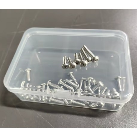 stainless Steel Screw Set With Box For TT02 (64pcs)