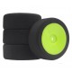 Racing Foam Tyres+Disc Green (Off+2)