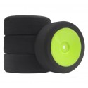Racing Foam Tyres+Disc Green (Off+2)