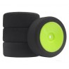 Racing Foam Tyres+Disc Green (Off+2)