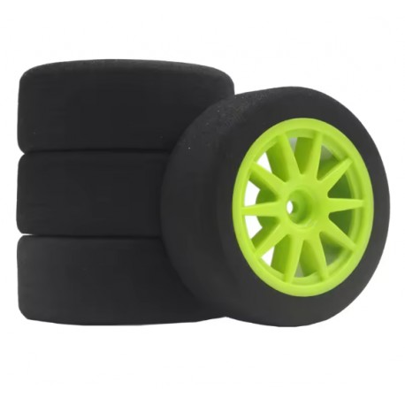 Racing Foam Tyres+Racing Green