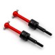 Aluminum Universal Shaft For TT-01/TT-02 (Red)