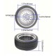 Austar Street 2+ BBS Black/Silver (+3)