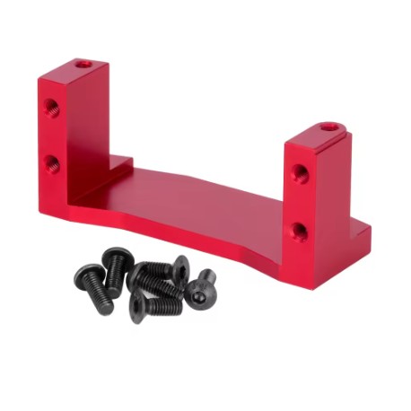 TT02 Aluminum Servo Mount (Red)