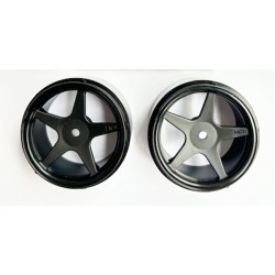 Hpi 5 Spoke Touring Car Wheels (Black)