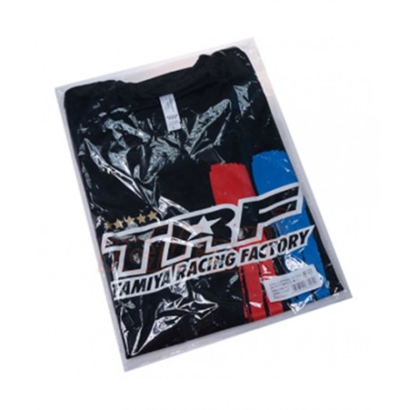Tamiya TRF Stripe Logo Quick Dry T-Shirt A Type Black (L)