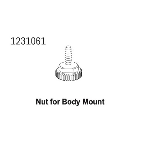 Absima Nut for Body Mount CR4.4