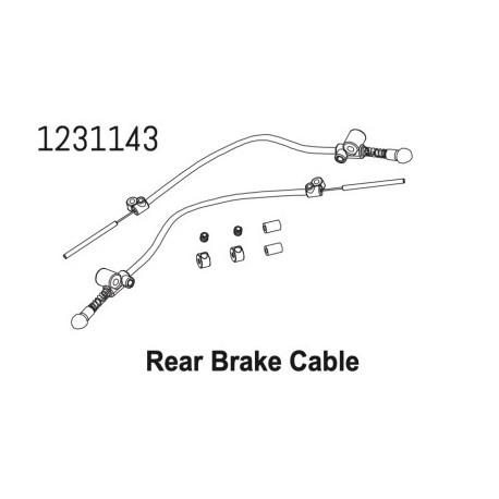 Absima Cables Set (DIG Brake System) CR4.4