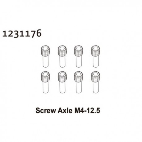 Absima Screw Pin M4*12.5 (8)