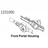 Absima Front Axle Housing CR4.4