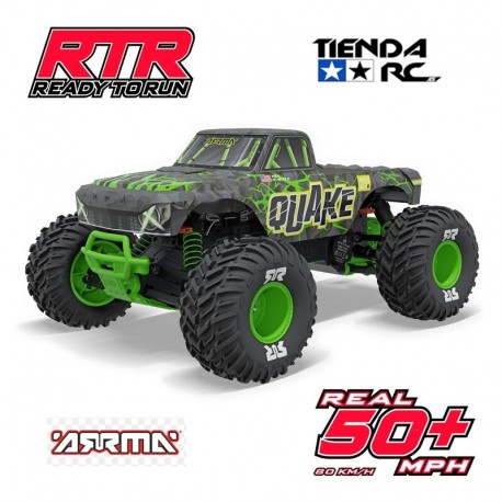 Arrma 1-10 QUAKE 223S DSC 2WD RTR Brushless Monster Truck Green