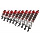 Absima Alu. Standard 1:10 Dampers 52MM (Red)