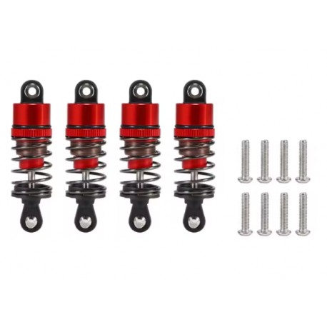 Absima Alu. Standard 1:10 Dampers 52MM (Red)