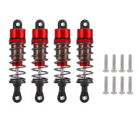 Absima Alu. Standard 1:10 Dampers 70MM (Red)