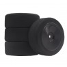 Racing Foam Tyres+Disc Black (Off+2)