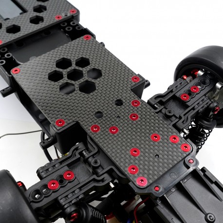 Yeah Racing Graphite 2.5mm Chassis For Kyosho Fazer D2 FZD2