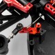 Yeah acing Aluminum Steering Arm w/Adjustable Steering Tie-Rod Set For Kyosho Fazer Mk2