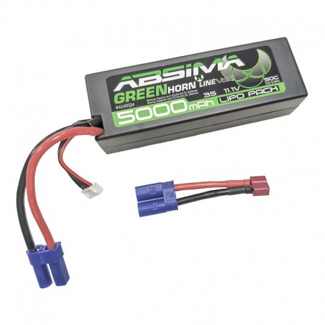 Absima Greenhorn Vol.2 LiPo 3S 11 1V-50C 5000 HC (EC5-T-Plug)