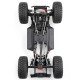 Axial 1/10 SCX10 III Coyote 4X4 RTR Brushed Rock Crawler, Silver