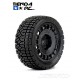 Jetko EX Avantgarde 1/10 Touring/Rally Tyre Black Wheel 12mm Hex (4)