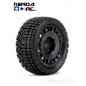 Jetko EX Avantgarde 1/10 Touring/Rally Tyre Black Wheel 12mm Hex (4)