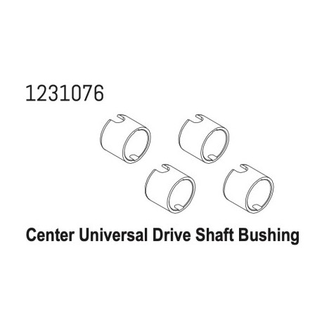 Absima Center Driveshaft Bushing CR4.4 (4)-1231076 zoom_out_map Center Driveshaft Bushing CR4.4 (4)