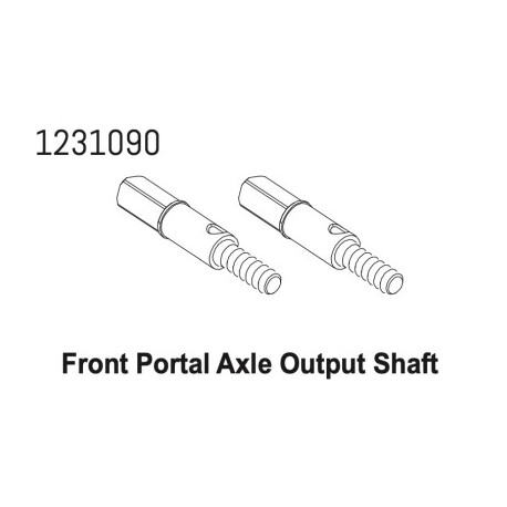 Portal Axle Shaft (front) CR4.4 (2)