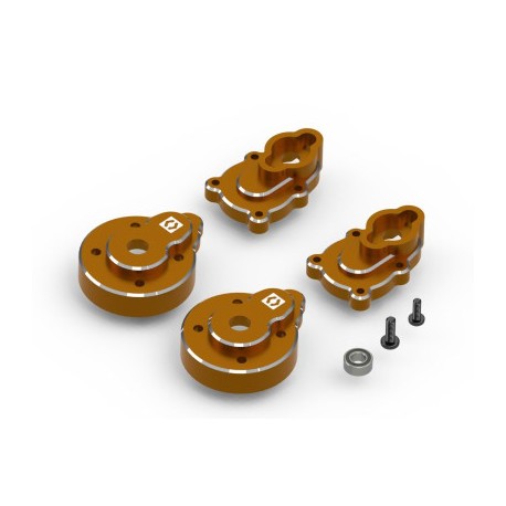 Hpi Aluminum Portal Rear Hub Set (Orange-2pcs)