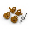 Hpi aluminum Portal Steering Spindle Set (Orange)