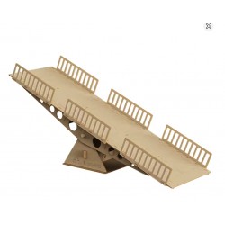 Pinecone Model climbing car props (Seesaw)