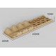 Pinecone Model climbing car props (Woode piles & Wave Slabs)