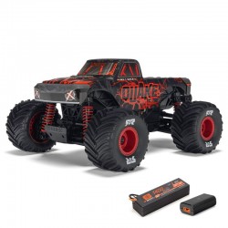 Arrma 1-16 QUAKE GROM 4X4 RTR Brushed Monster Truck (Battery & Charger Included) Red