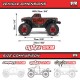 Arrma 1-16 QUAKE GROM 4X4 RTR Brushed Monster Truck (Battery & Charger Included) Red