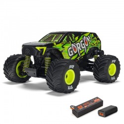 Arrma 1-16 GORGON GROM 4X4 RTR Brushed Monster Truck (Battery & Charger Included) Yellow