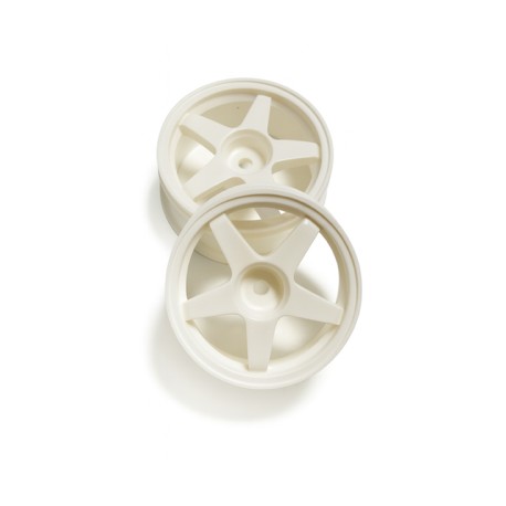 GM 5 Spoke wheels White (26mm)
