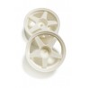 GM 5 Spoke wheels White (26mm)