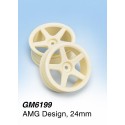 GM Amg Design Wheels White (24mm)