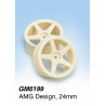 GM Amg Design Wheels White (24mm)