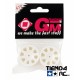 GM 8 Spoke Wheels White (26mm)