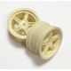 GM 5 Spoke Wheels White Wide (31mm)