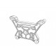 Mjx 1/10 Mt Rear shock absorber mount