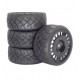 Austar X-Pattern+Rally dish Wheels Black