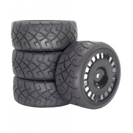 Austar X-Pattern+Rally dish Wheels Black