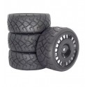 Austar X-Pattern+Rally dish Wheels Black