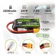 OVONIC 2s Lipo Battery 7.4V 120C 2200mAh Shorty Pack with XT60
